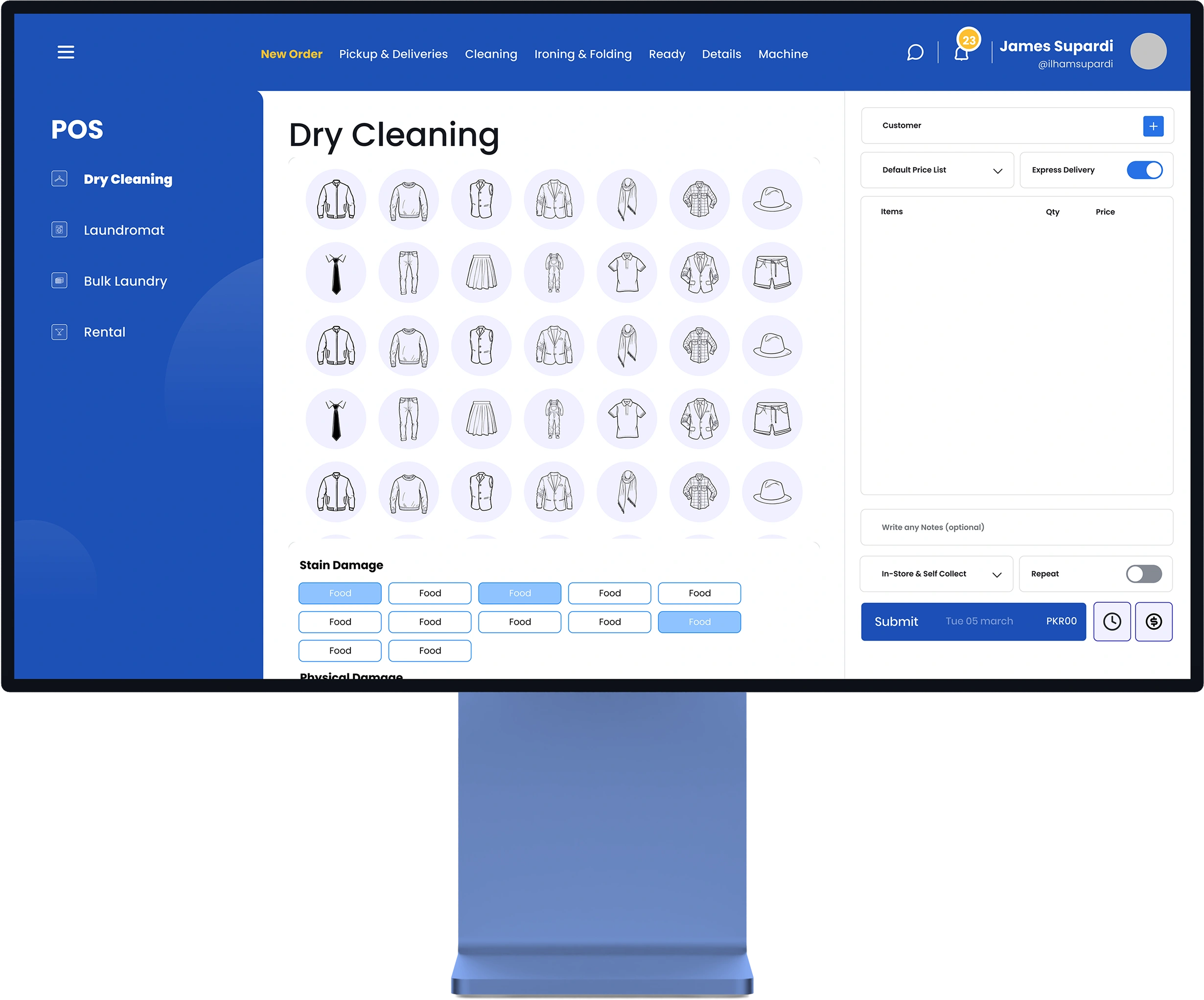 Linentrack Dashboard